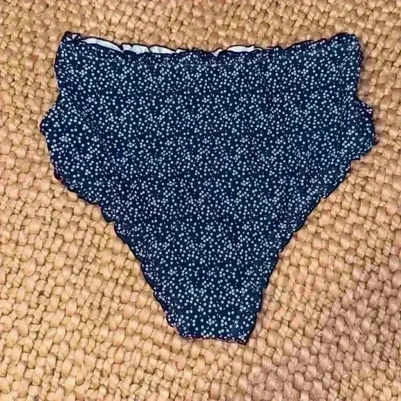 SHEIN women’s blue floral bathing suite bottoms‎ size 2X - Picture 1 of 4